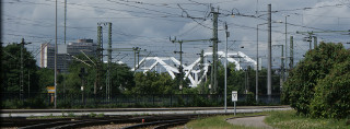 Eisenbahn-Rheinbrücke Mannheim